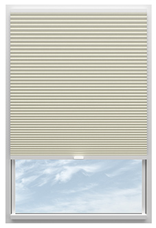 Umbra (Blackout), Linen - Stick Fit Honeycomb Blind